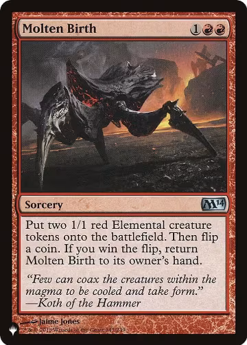 Molten Birth (147/249), The List Reprints — Magic card price