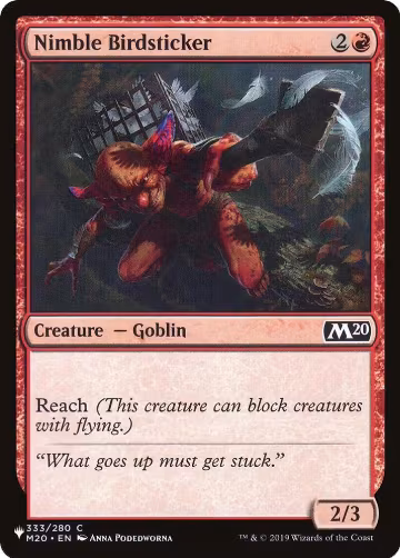 Nimble Birdsticker (333/280), The List Reprints — Magic card price