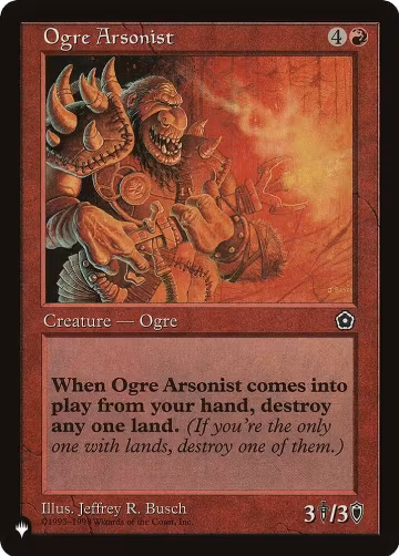 Ogre Arsonist, The List Reprints — Magic card price