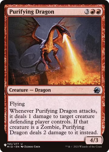 Purifying Dragon (155/277), The List Reprints — Magic card price