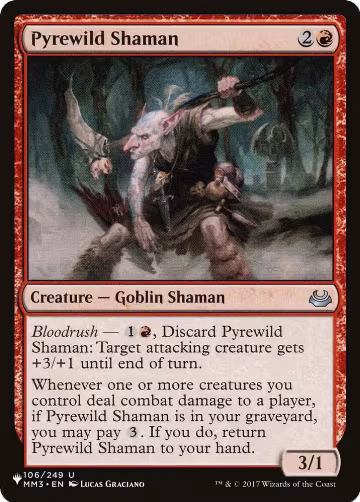 Pyrewild Shaman (106/249), The List Reprints — Magic card price
