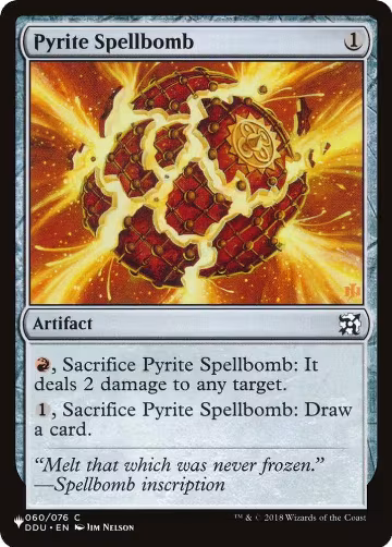 Pyrite Spellbomb (060/076), The List Reprints — Magic card price
