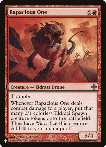 Rapacious One (162/248), The List Reprints — Magic card price