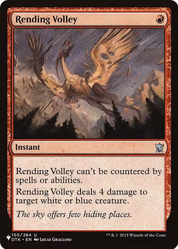 Rending Volley (150/264), The List Reprints — Magic card price