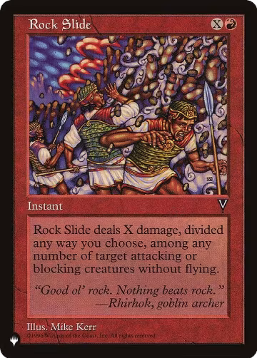 Rock Slide, The List Reprints — Magic card price
