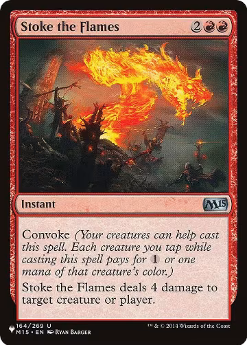 Stoke the Flames (164/269), The List Reprints — Magic card price