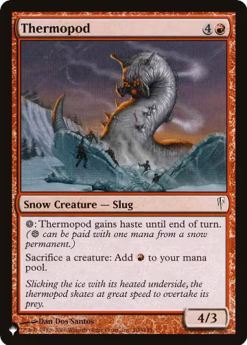Thermopod (100/155), The List Reprints — Magic card price
