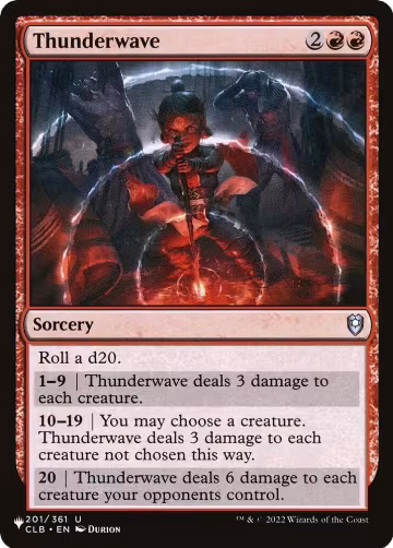 Thunderwave (201/361), The List Reprints — Magic card price