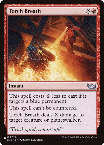 Torch Breath (127/281), The List Reprints — Magic card price