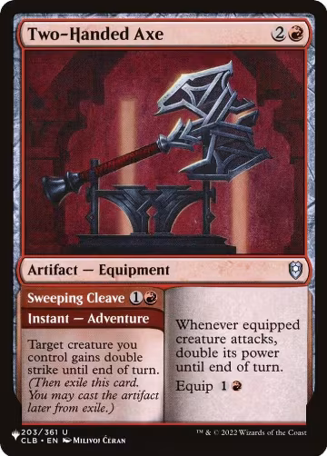 Two-Handed Axe (203/361), The List Reprints — Magic card price