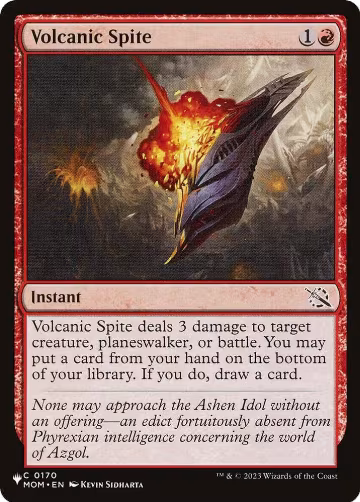 Volcanic Spite (0170), The List Reprints — Magic card price
