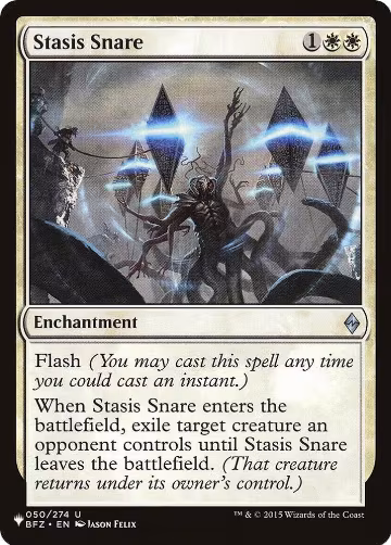 Stasis Snare (050/274), The List Reprints — Magic card price