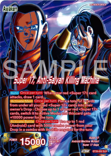 Hell Fighter 17 // Super 17, Anti-Saiyan Killing Machine (Alternate Art) (BT26-002), Ultimate Advent — DB Super card price