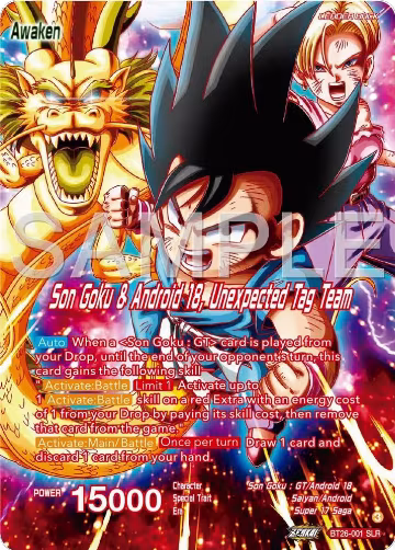 Son Goku // Son Goku & Android 18, Unexpected Tag Team (Alternate Art) (BT26-001), Ultimate Advent — DB Super card price