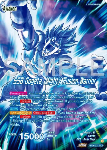 Gogeta // SSB Gogeta, Mighty Fusion Warrior (Alternate Art) (BT26-031) — card price