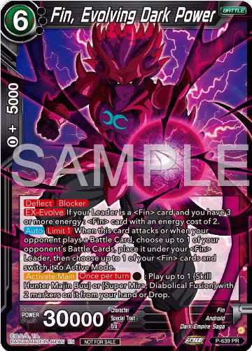 Fin, Evolving Dark Power (Zenkai Series Tournament Pack Vol.9) (P-639), Promotion Cards — DB Super card price