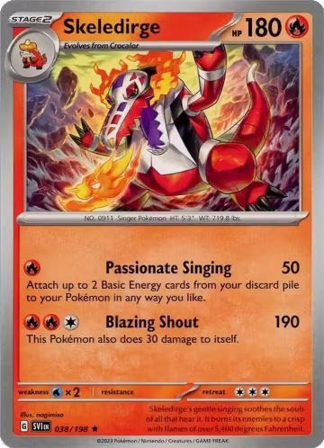 Skeledirge (038/198), Deck Exclusives — Pokémon card price