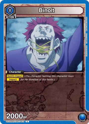 Binolt (UE02BT/HTR-1-013), HUNTER X HUNTER — Union Arena card price