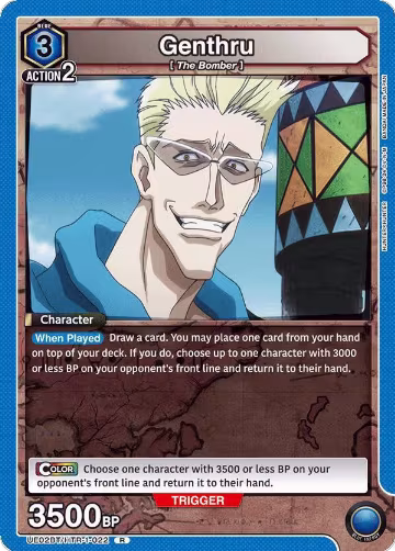 Genthru (022) (UE02BT/HTR-1-022), HUNTER X HUNTER — Union Arena card price