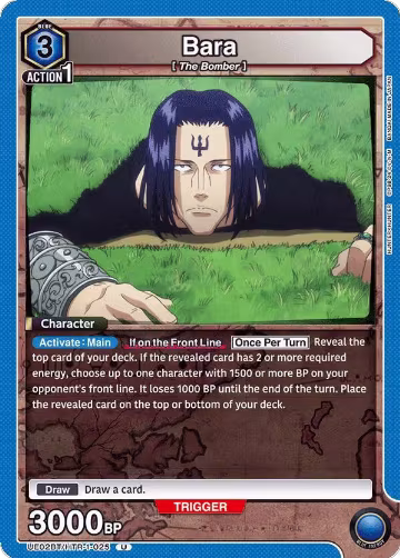 Bara (UE02BT/HTR-1-025), HUNTER X HUNTER — Union Arena card price