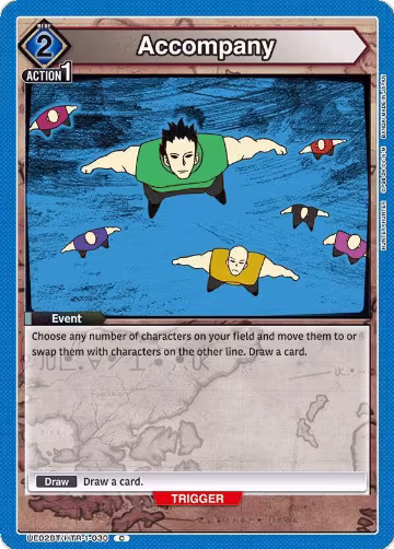 Accompany (UE02BT/HTR-1-030), HUNTER X HUNTER — Union Arena card price