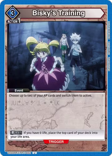 Bisky's Training (UE02BT/HTR-1-032), HUNTER X HUNTER — Union Arena card price