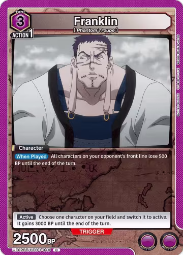 Franklin (UE02BT/HTR-1-046), HUNTER X HUNTER — Union Arena card price