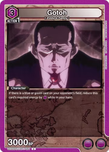 Gotoh (UE02BT/HTR-1-054), HUNTER X HUNTER — Union Arena card price