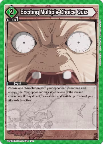 Exciting Multiple-Choice Quiz (UE02BT/HTR-1-098), HUNTER X HUNTER — Union Arena card price