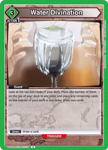 Water Divination (UE02BT/HTR-1-100), HUNTER X HUNTER — Union Arena card price