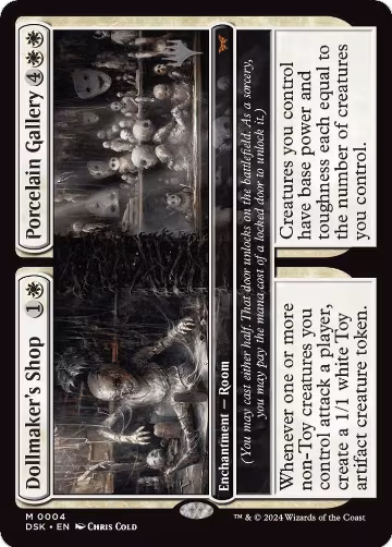 Dollmaker's Shop // Porcelain Gallery (4), Promo Pack: Duskmourn: House of Horror — Magic card price