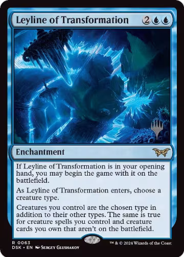 Leyline of Transformation (63), Promo Pack: Duskmourn: House of Horror — Magic card price