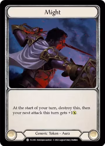 Might (Blue) // Vigor (TCC105 // TCC107), Round the Table: TCCxLSS — Flesh & Blood card price