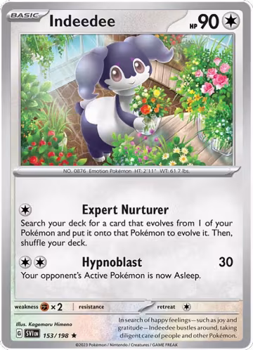 Indeedee (153/198), Deck Exclusives — Pokémon card price