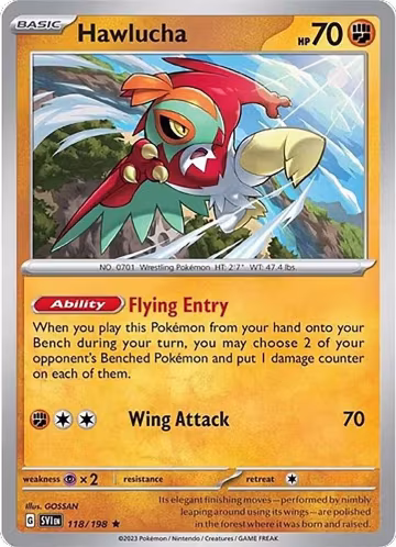 Hawlucha (118/198), Deck Exclusives — Pokémon card price