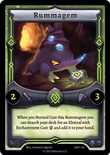 Rummagem (SD01-09), Centaurbor Starter Deck [First Edition] — Elestrals card price