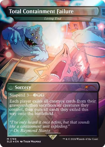 Total Containment Failure - Living End (Rainbow Foil) (1769), Secret Lair Drop Series — Magic card price