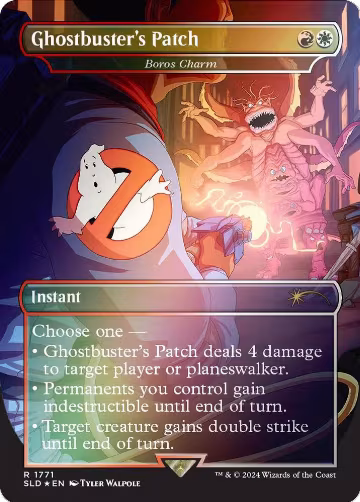 Ghostbuster's Patch - Boros Charm (Rainbow Foil) (1771), Secret Lair Drop Series — Magic card price