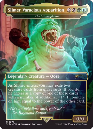 Slimer, Voracious Apparition - The Mimeoplasm (Rainbow Foil) (1773), Secret Lair Drop Series — Magic card price