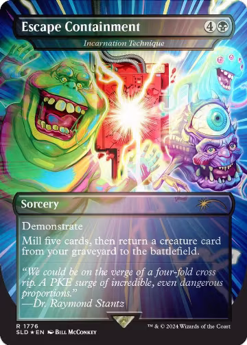 Escape Containment - Incarnation Technique (Rainbow Foil) (1776), Secret Lair Drop Series — Magic card price