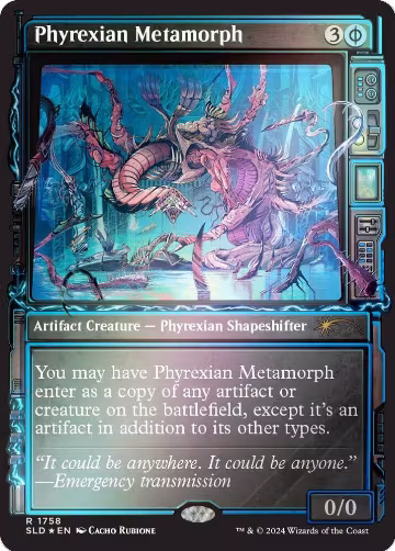Phyrexian Metamorph (Rainbow Foil) (1758), Secret Lair Drop Series — Magic card price