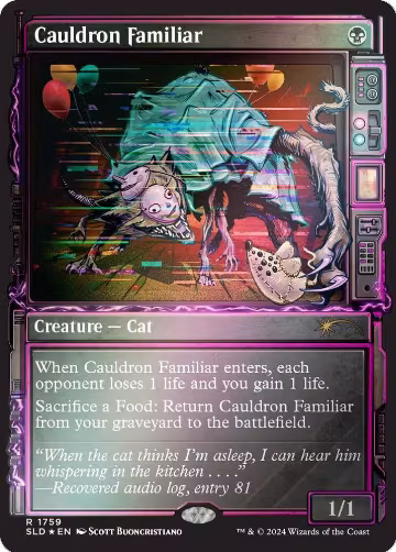 Cauldron Familiar (Rainbow Foil) (1759), Secret Lair Drop Series — Magic card price