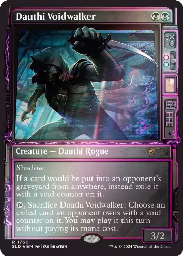 Dauthi Voidwalker (Rainbow Foil) (1760), Secret Lair Drop Series — Magic card price