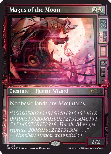 Magus of the Moon (Rainbow Foil) (1761), Secret Lair Drop Series — Magic card price