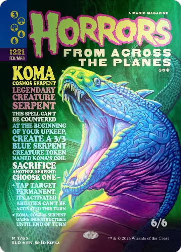 Koma, Cosmos Serpent (Rainbow Foil) (1765), Secret Lair Drop Series — Magic card price