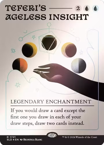 Teferi's Ageless Insight (Rainbow Foil) (1721), Secret Lair Drop Series — Magic card price