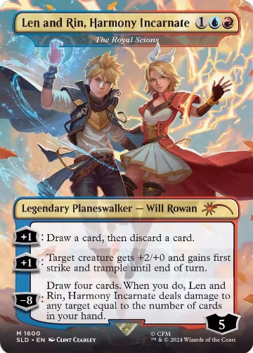 Len and Rin, Harmony Incarnate - The Royal Scions (1600), Secret Lair Drop Series — Magic card price