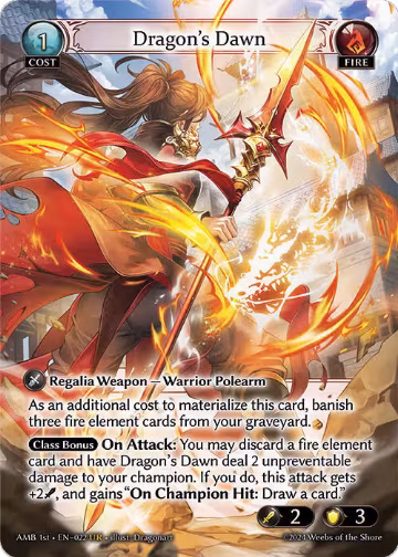 Dragon's Dawn (022), Mortal Ambition — Grand Archive card price