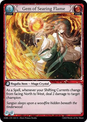Gem of Searing Flame (024), Mortal Ambition — Grand Archive card price
