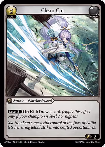 Clean Cut (035), Mortal Ambition — Grand Archive card price